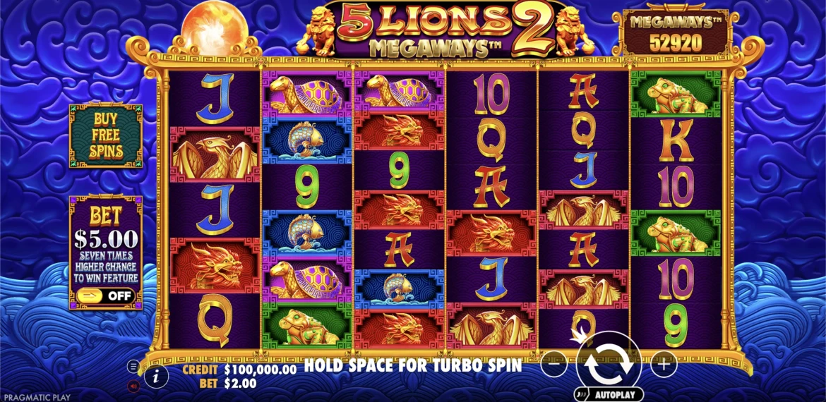 5 Lions Megaways 2